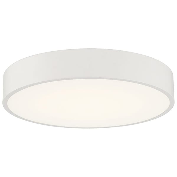 Access Lighting Como, LED Flush Mount, White Finish, Acrylic Lens Acrylic 49962LEDD-WH/ACR - main